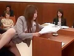 Japanese lawyer gets fucked by shadow