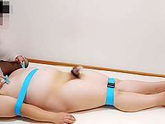 I Arouse My Slave With My Legs Pinch His Nipples With Clothespins And Kick Them Off