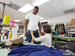 Sucks Huge Black Cock In Tailor Shop – Milcah Halili