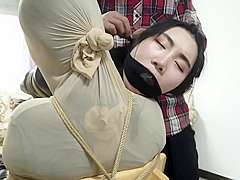 Tied Together With Her Humiliated