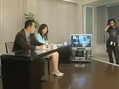 Amazing Japanese slut in Incredible Stockings/Pansuto, Interview JAV movie