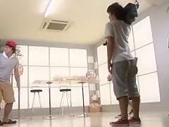 Horny Japanese chick Riko Miyase, Ririka Misuzu, Mai Henmi in Hottest MILFs, Interview JAV clip