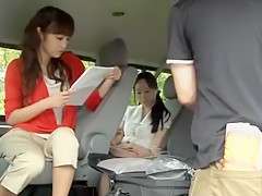 Horny Japanese girl Chika Arimura, Mikuru Shiina, Cocomi Naruse in Hottest Sports, Stockings/Pansuto JAV clip