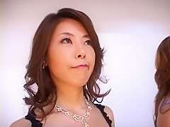 Horny Japanese slut Yuuki Seto, Chisato Shouda, Jun Rukawa in Best Gangbang, Blowjob/Fera JAV clip