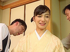 平清香　温泉宿の女将さんを旦那公認でAVに出演させる